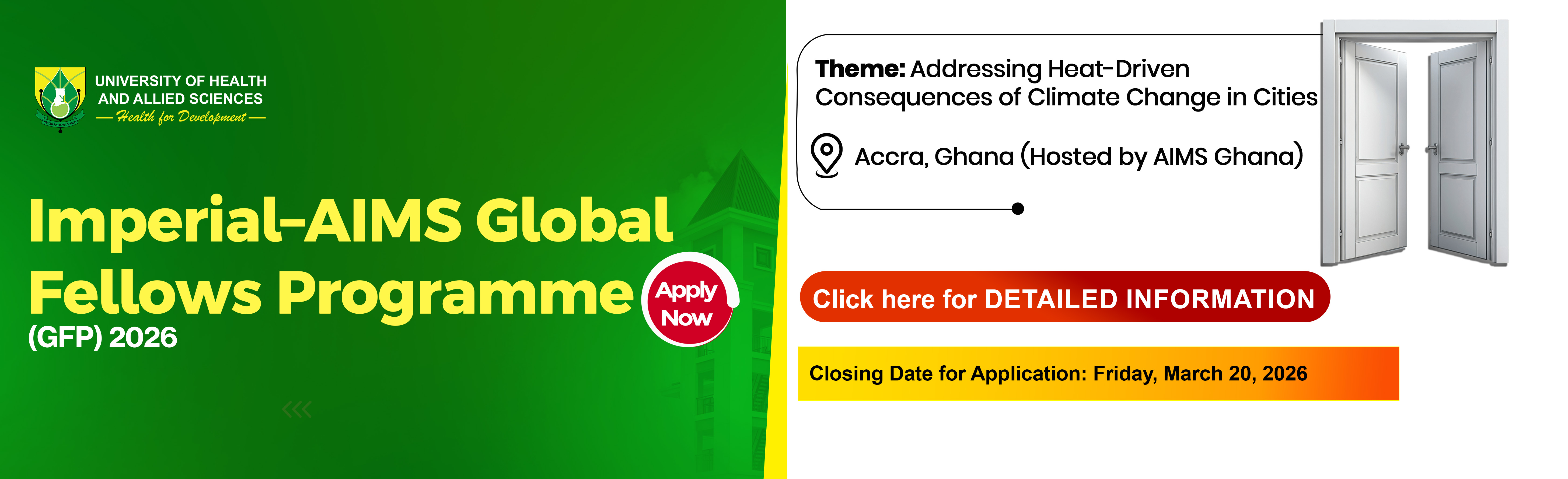 Imperial–AIMS Global Fellows Programme (GFP) 2026