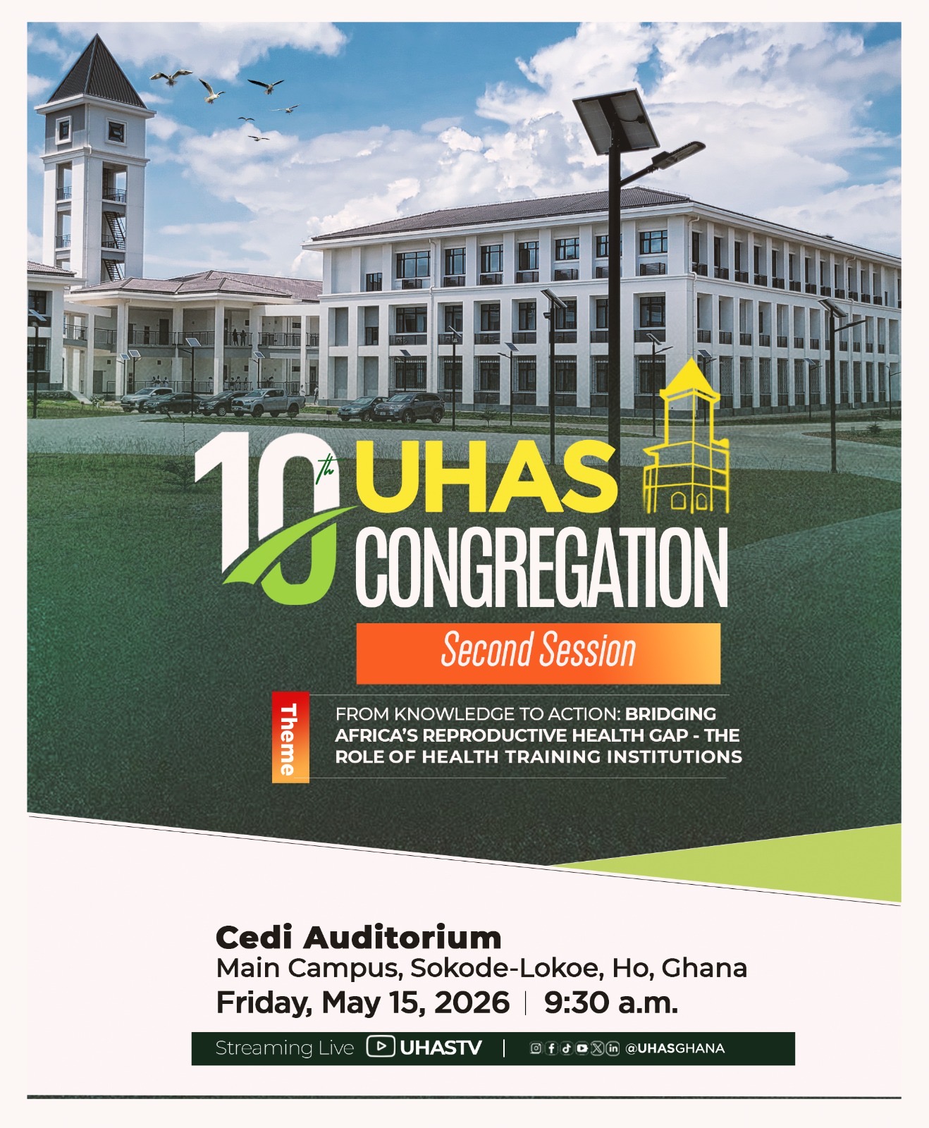 THE SECOND SESSION OF THE 10TH CONGREGATION FRIDAY, MAY 15, 2026