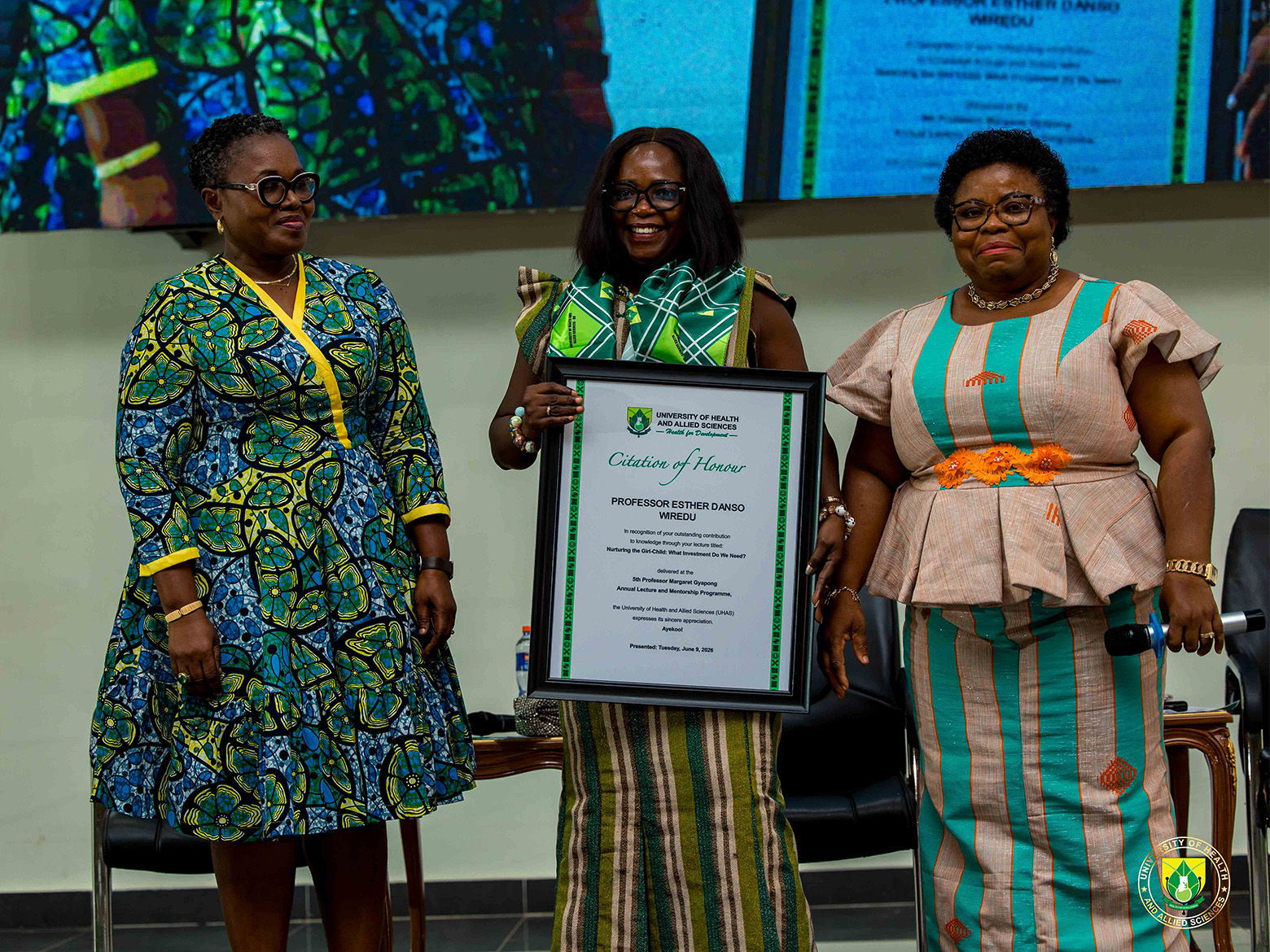 UHAS Hosts 5th Margaret Gyapong Mentorship Lecture, Awards Scholarships to 6 Female Students